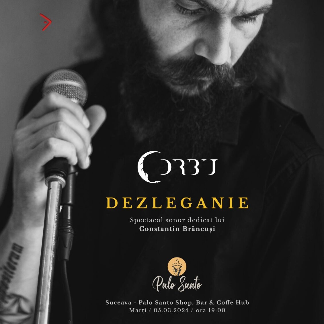 „Dezleganie (Ritualul): Spectacol sonor dedicat lui Constantin Brâncuși.