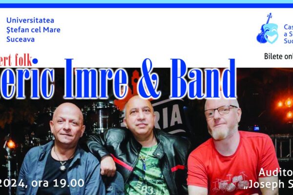 Concert folk Emeric Imre & Band la Suceava Concert folk Emeric Imre & Band la Suceava