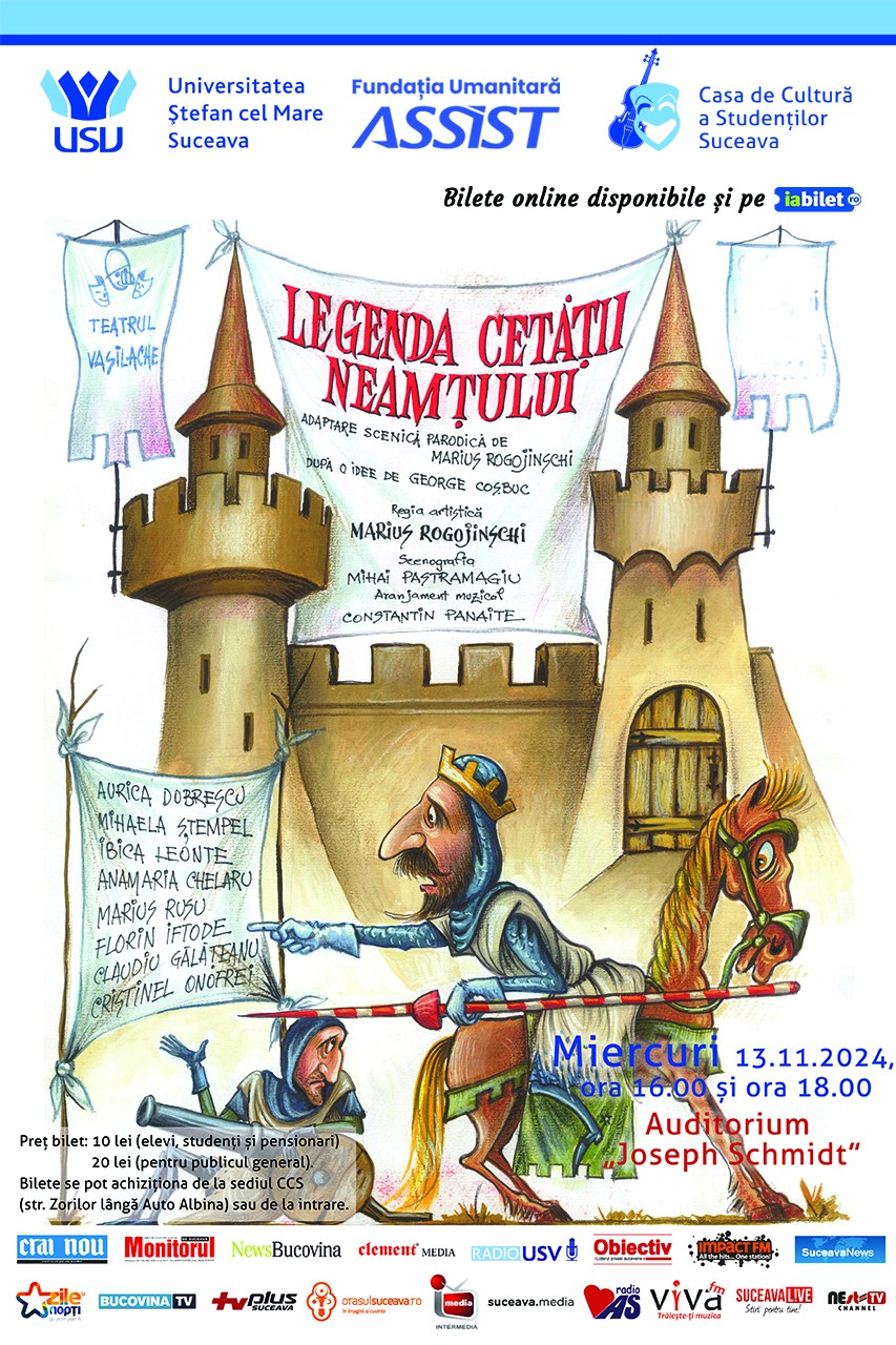 „Legenda Cetăţii Neamţului” – Teatru pentru copii la USV