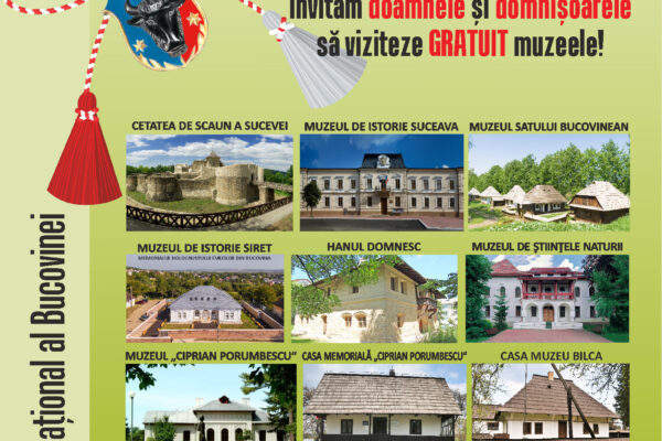 Acces gratuit femeilor la muzeele sucevene cu ocazia zilei de 8 martie Acces gratuit femeilor la muzeele sucevene cu ocazia zilei de 8 martie