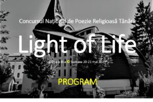 Au fost anunțați căștigătorii concursului național de Poezie Religioasă „Light of Life” Ediția a III-a Au fost anunțați căștigătorii concursului național de Poezie Religioasă „Light of Life” Ediția a III-a