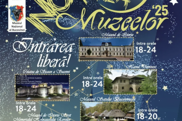 Ediția 2025 a NOPȚII MUZEELOR în Suceava – Oportunitatea Perfectă de a Explora Istoria și Tradițiile Locale Gratuit Ediția 2025 a NOPȚII MUZEELOR în Suceava – Oportunitatea Perfectă de a Explora Istoria și Tradițiile Locale Gratuit